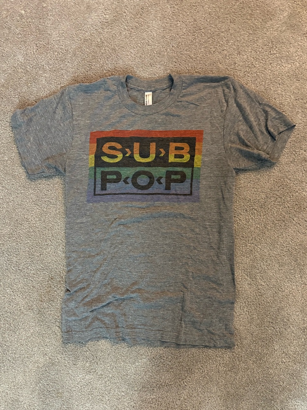 SUB POP rainbow t-shirt
